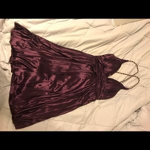 Purple & Gold Cocktail Dress